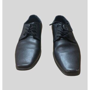 Calvin Klein Men's Black Leather Lace Up Dress Shoes Size 8